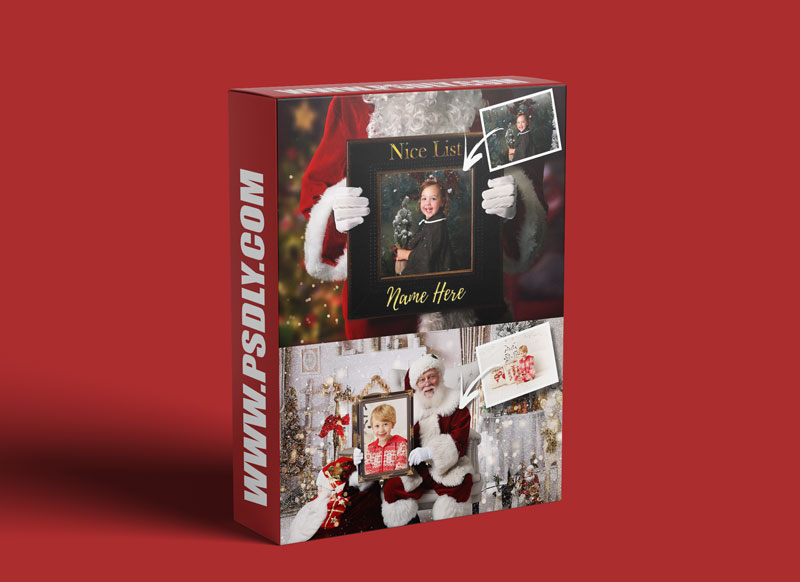 LSP Actions - The Nice List Santa Frames for photos 1 LSP Actions The Nice List Santa Frames for photos