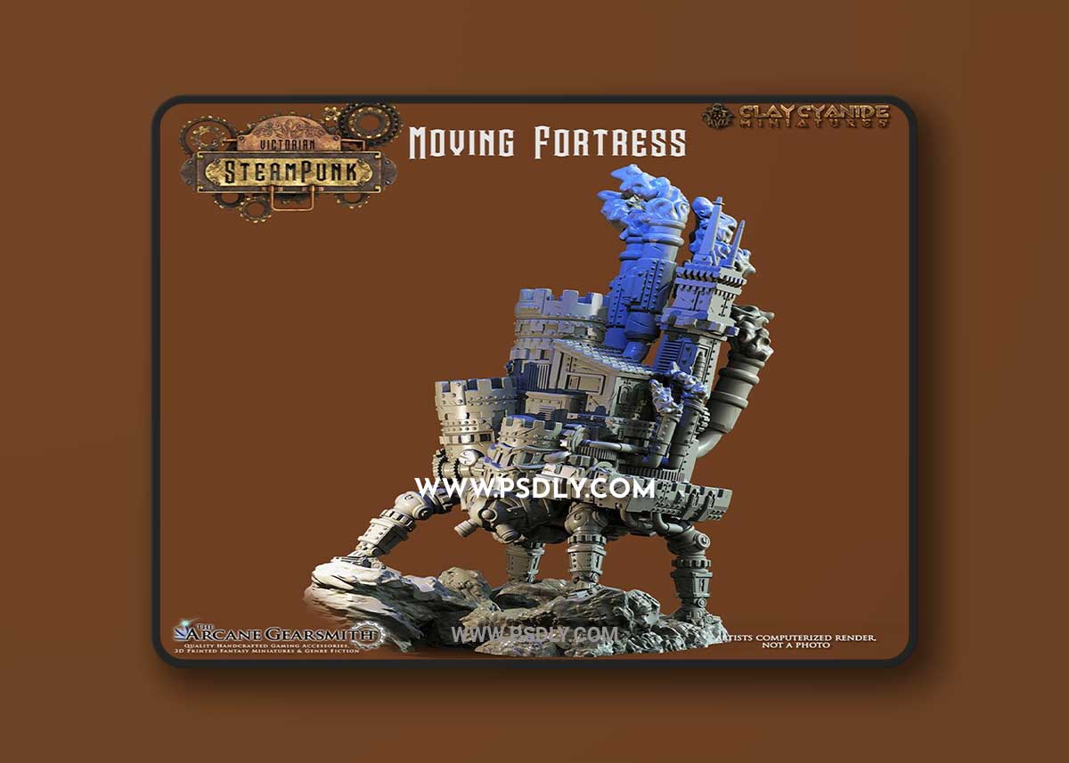 Moving Fortress 3D Print Model 1 Moving Fortress 3D Print Model