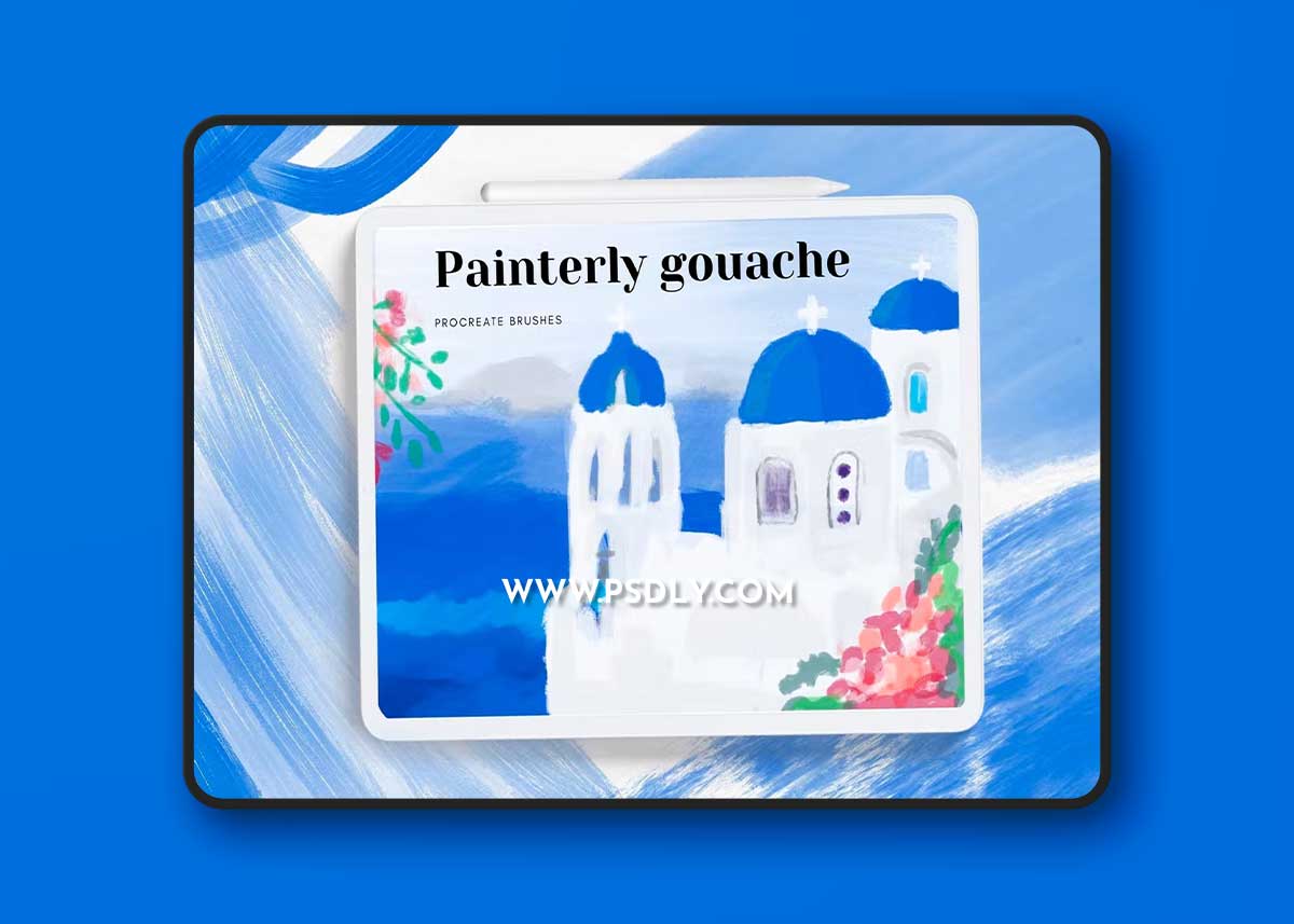 Painterly gouache brushes ABHQTZW 1 Painterly gouache brushes ABHQTZW