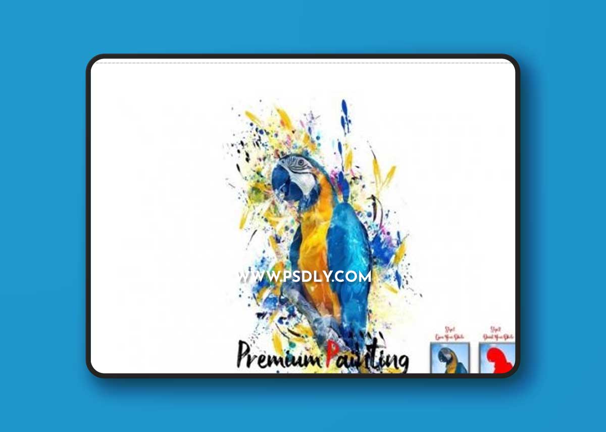 Premium Painting Photoshop Action 1 Premium Painting Photoshop Action