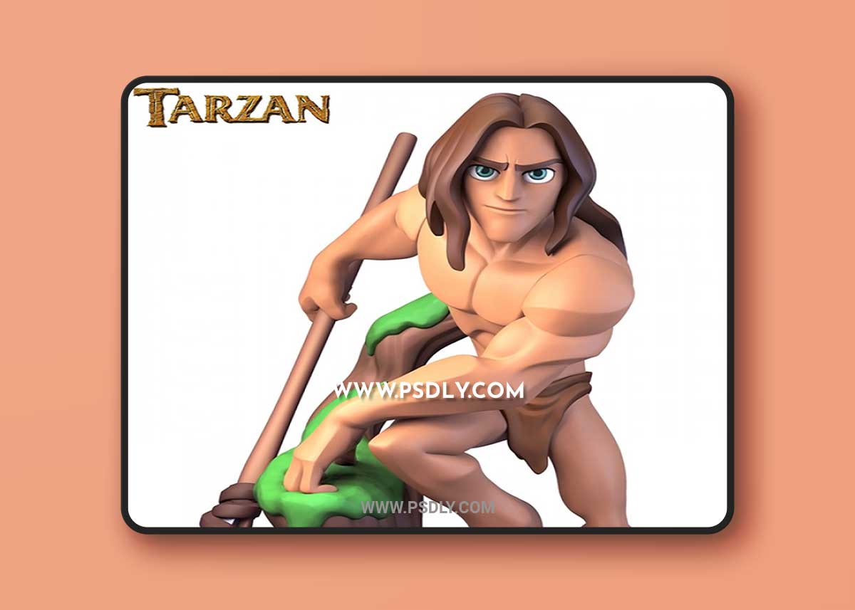 Tarzan 3D Print Model 1 Tarzan 3D Print Model