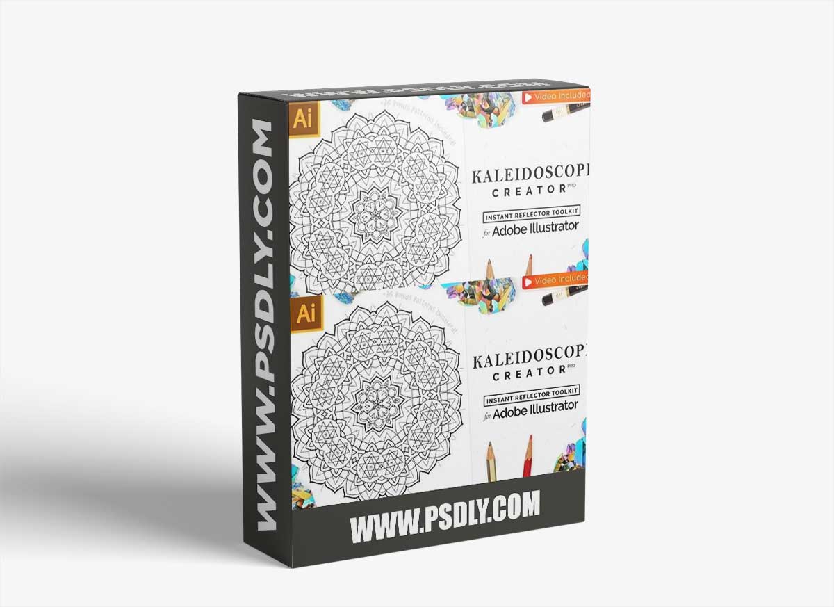 Vector Kaleidoscope for Adobe Illustrator 1 Vector Kaleidoscope for Adobe Illustrator