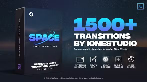 Videohive 1500+ Transitions for After Effects 1 Videohive 1500+ Transitions for After Effects