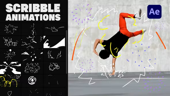 Videohive Abstract Scribble Animations for After Effects 37697257 1 Videohive Abstract Scribble Animations for After Effects 37697257