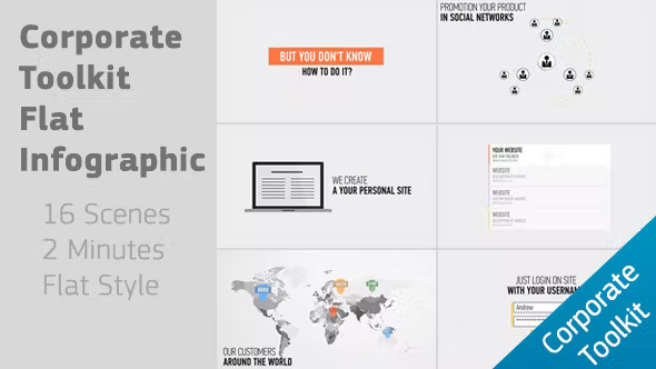 Videohive Corporate Toolkit Flat Infographic 8941979 1 Videohive Corporate Toolkit Flat Infographic 8941979