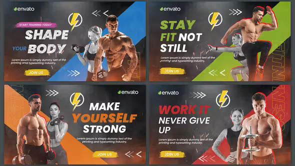 Videohive Fitness Opener Intro 37914725 1 Videohive Fitness Opener Intro 37914725