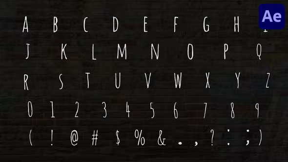 Videohive Hand-Drawn Scribble Alphabet | After Effects 37868707 1 Videohive Hand-Drawn Scribble Alphabet | After Effects 37868707