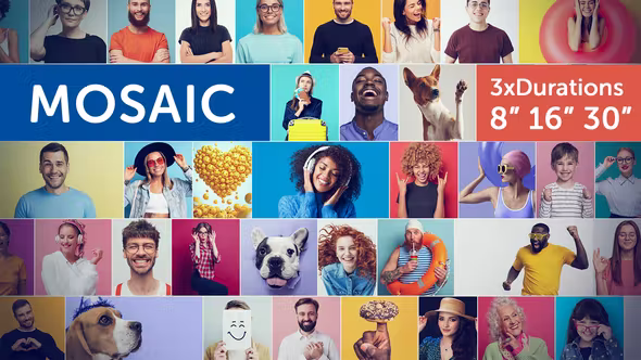 Videohive Mosaic Logo Opener 37900612 1 Videohive Mosaic Logo Opener 37900612