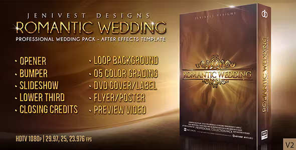 Videohive Romantic Wedding 5600098 1 Videohive Romantic Wedding 5600098