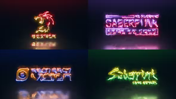 Videohive SaberPunk Logo Reveal (No Plugins) 37738379 1 Videohive SaberPunk Logo Reveal (No Plugins) 37738379