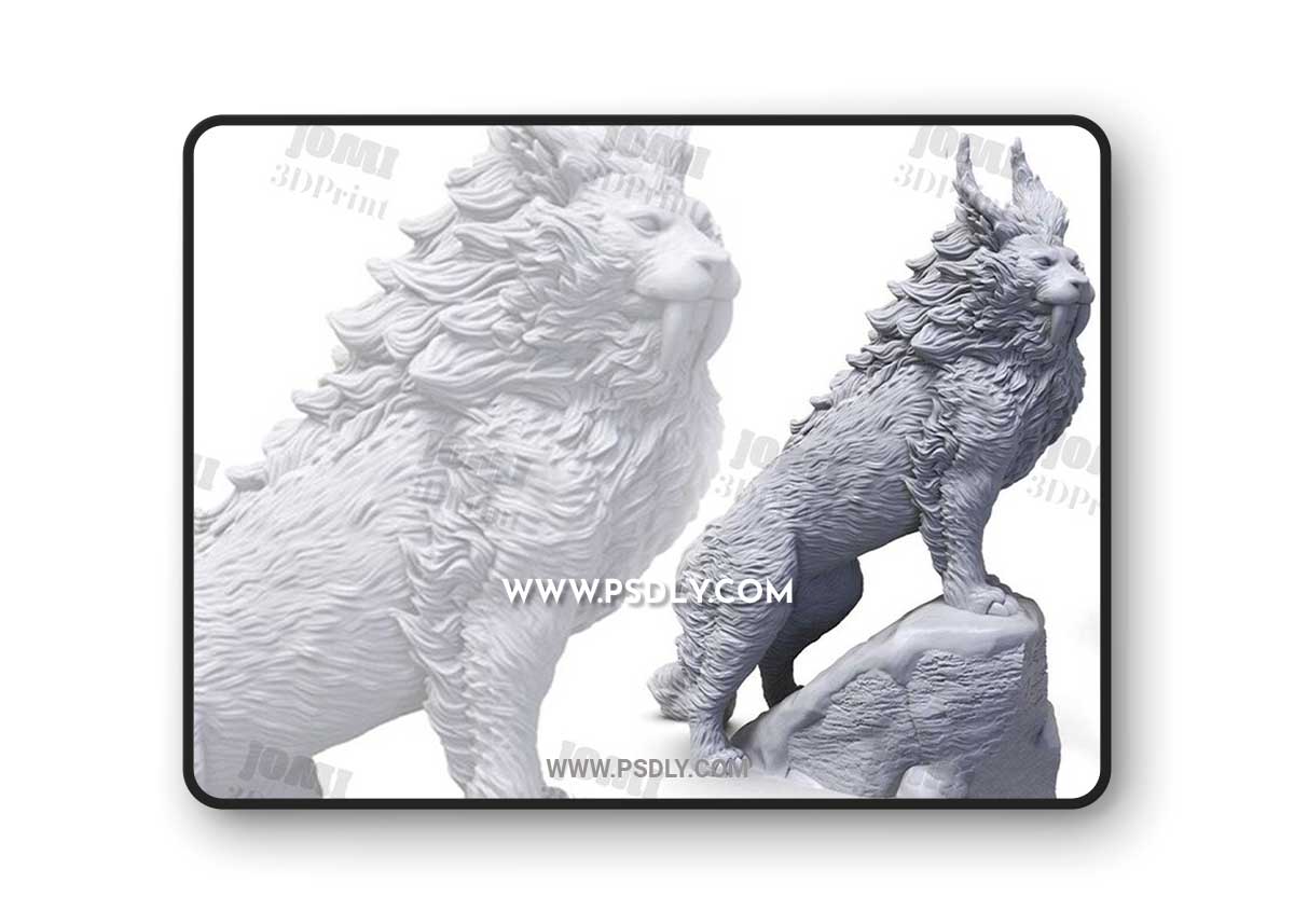 Winter Wild Cat 3D Print Model 1 Winter Wild Cat 3D Print Model
