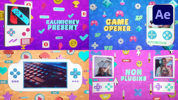 Videohive Gaming Pixel Opener 37651128 1 Videohive Gaming Pixel Opener 37651128