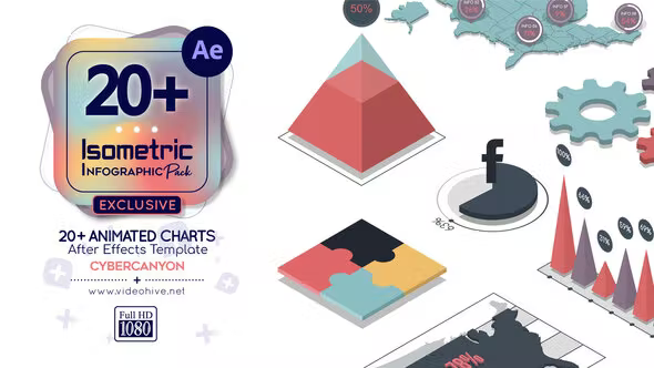 Videohive Isometric Infographic Pack 37547856 1 Videohive Isometric Infographic Pack 37547856