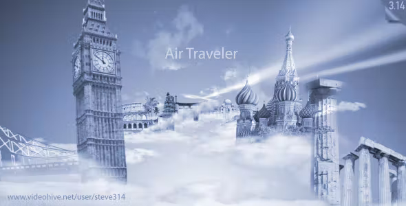 Videohive Air Traveler - Logo Intro 5758912 1 Videohive Air Traveler - Logo Intro 5758912