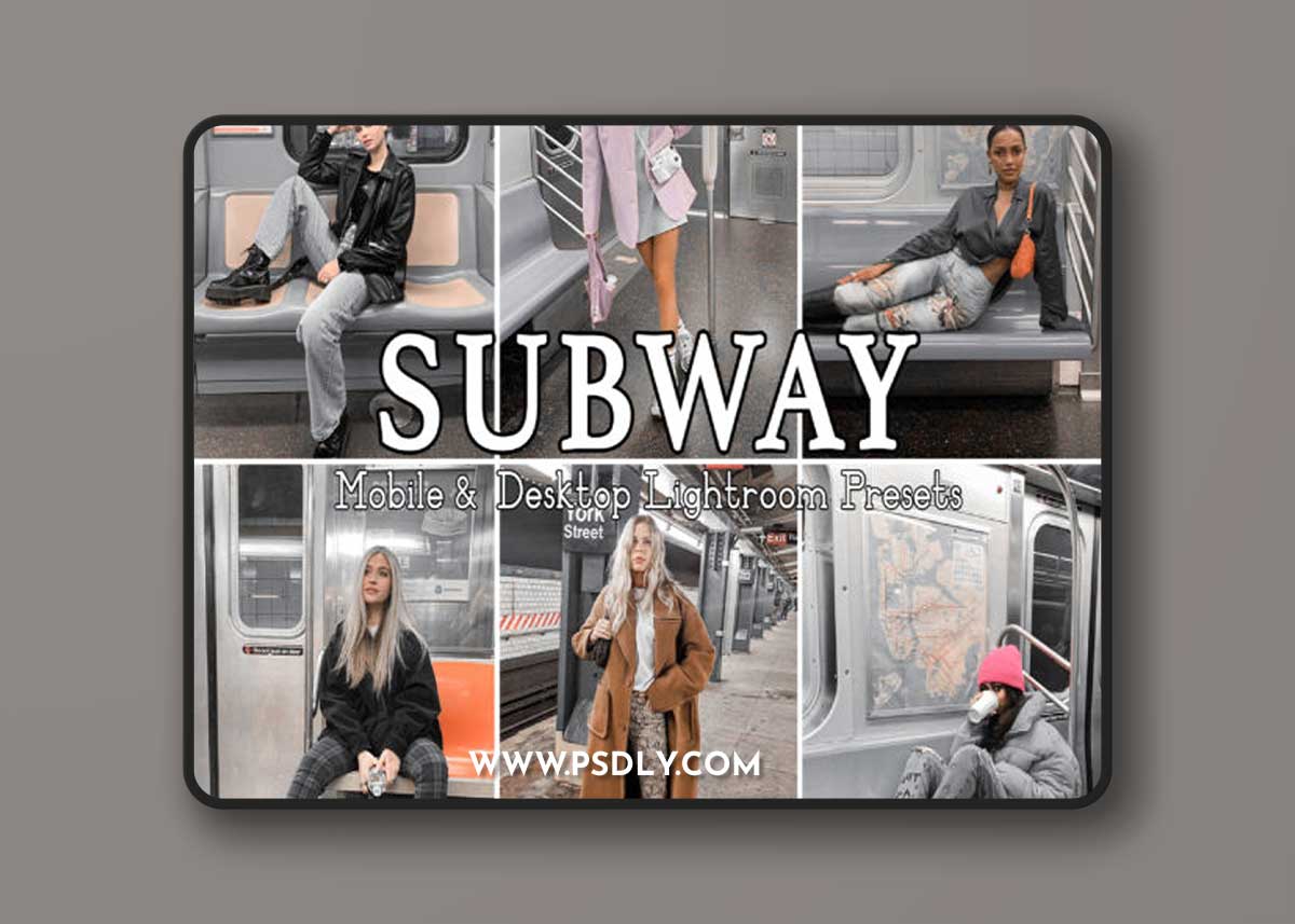 10 Subway Lightroom Mobile Presets 1 10 Subway Lightroom Mobile Presets