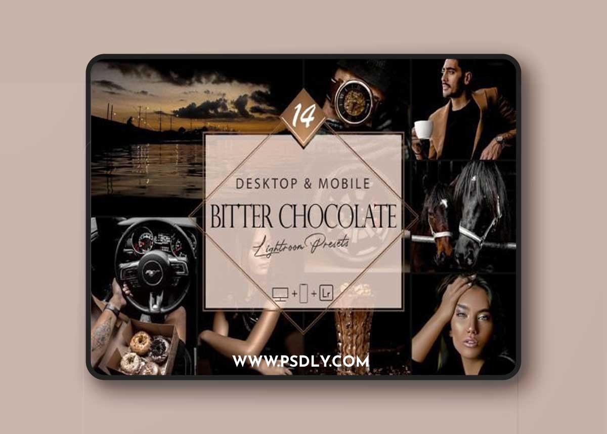 14 Bitter Chocolate Lightroom Presets 1 14 Bitter Chocolate Lightroom Presets