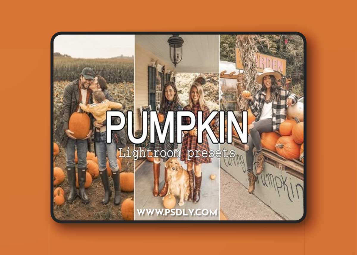 6 Pumpkin Lightroom Presets 1 6 Pumpkin Lightroom Presets