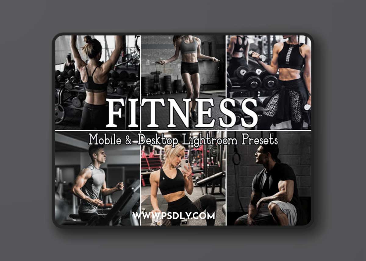 7 Fitness Lightroom Mobile Presets 1 7 Fitness Lightroom Mobile Presets