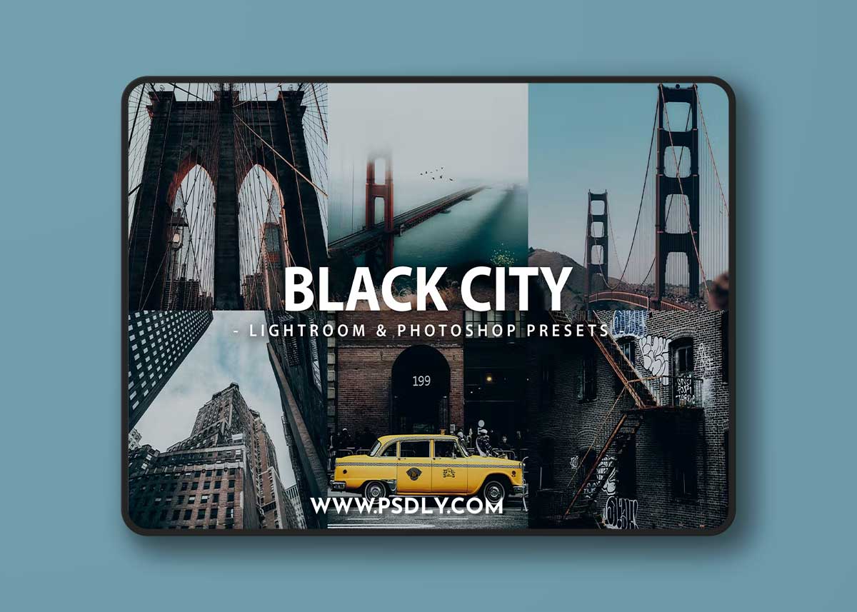 8 Back City Lightroom and Photoshop Presets 1 8 Back City Lightroom and Photoshop Presets