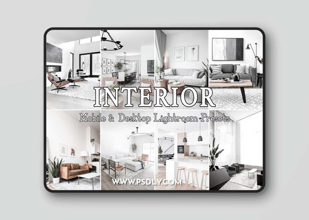 8 Interior Lightroom Mobile Presets 1 8 Interior Lightroom Mobile Presets
