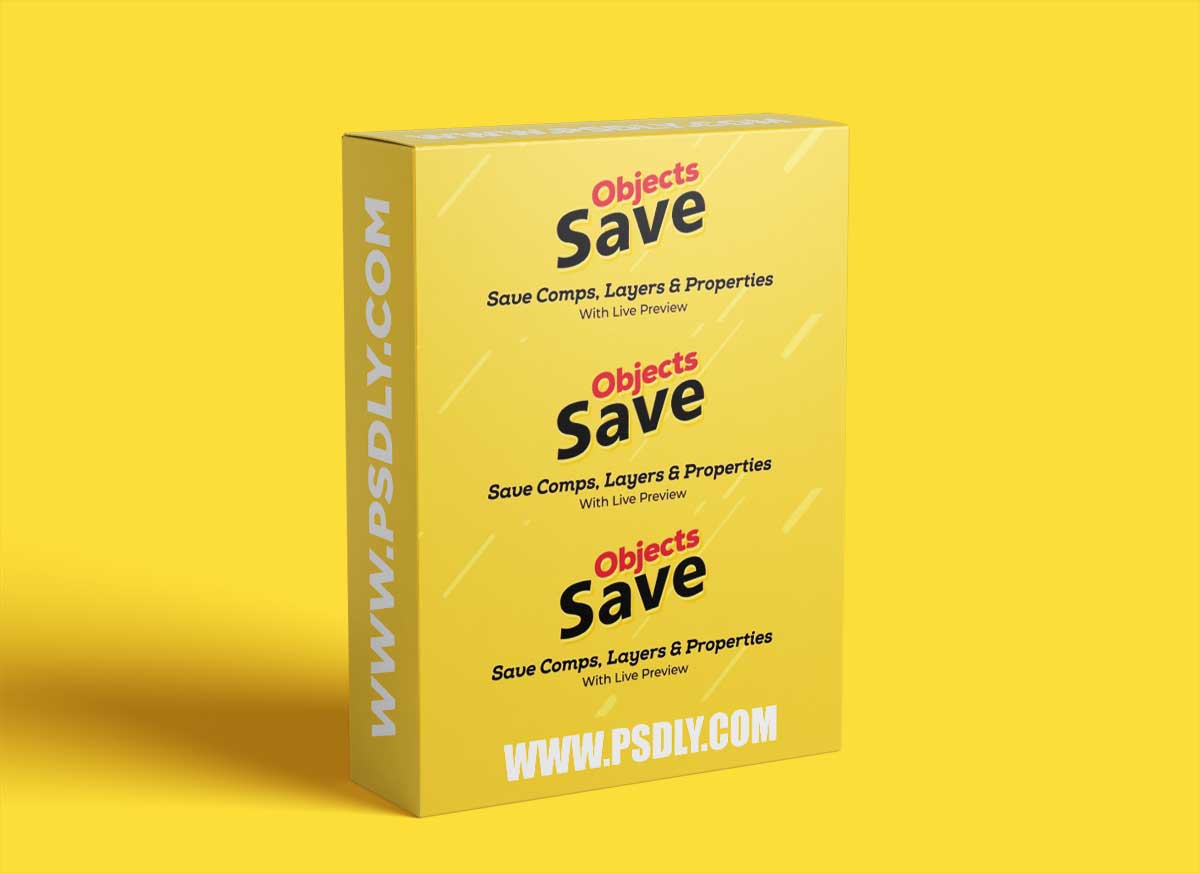 AEScripts Save Objects v1.1.2 1 AEScripts Save Objects v1.1.2