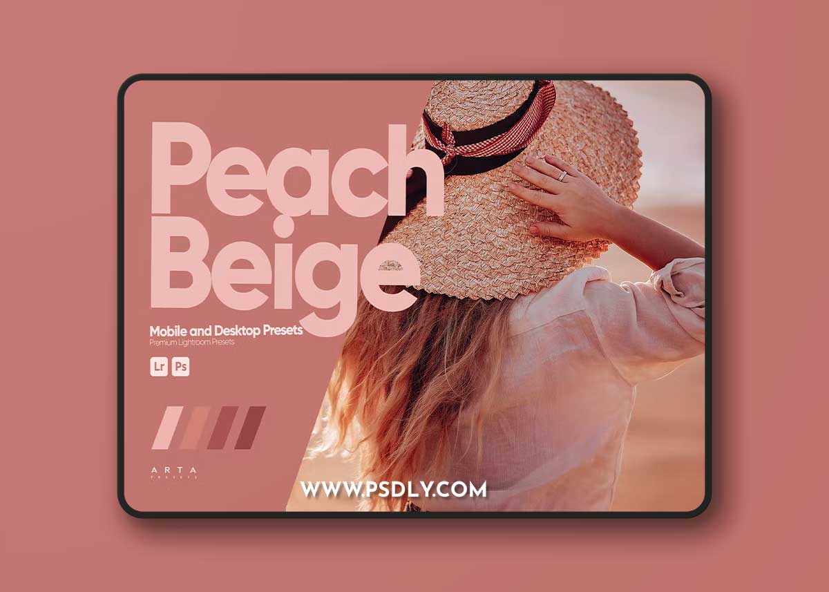ARTA - Peach Beige Presets for Lightroom PVLT82P 1 ARTA - Peach Beige Presets for Lightroom PVLT82P