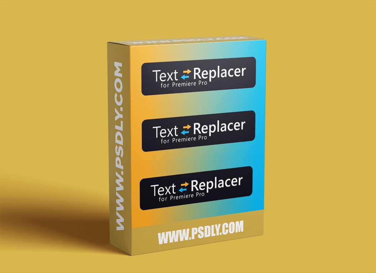 Aescripts Text Replacer for Premiere Pro V1.5.0 Win/Mac 1 Aescripts Text Replacer for Premiere Pro v1.5 Win/Mac