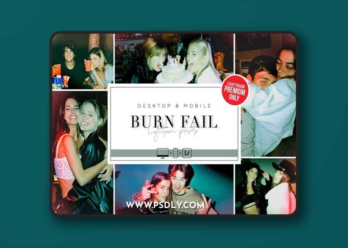 BURN FAIL - Lightroom Presets 1 BURN FAIL - Lightroom Presets