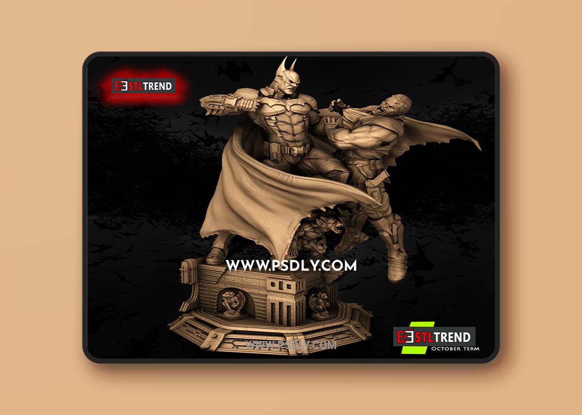 Batman Arkham Knight 3D Print Model 1 Batman Arkham Knight 3D Print Model