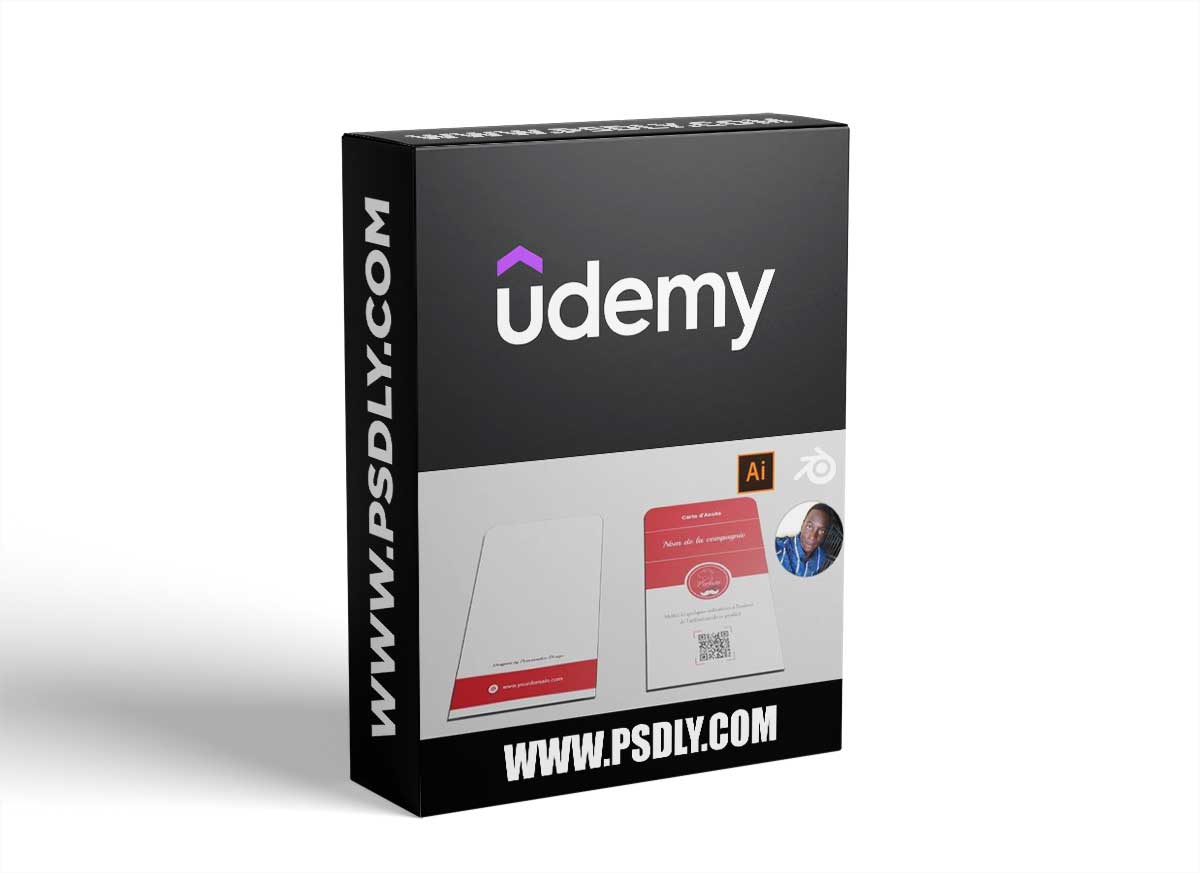 Blender - Mockup 3D De Cartes De Visite 1 Blender - Mockup 3D De Cartes De Visite