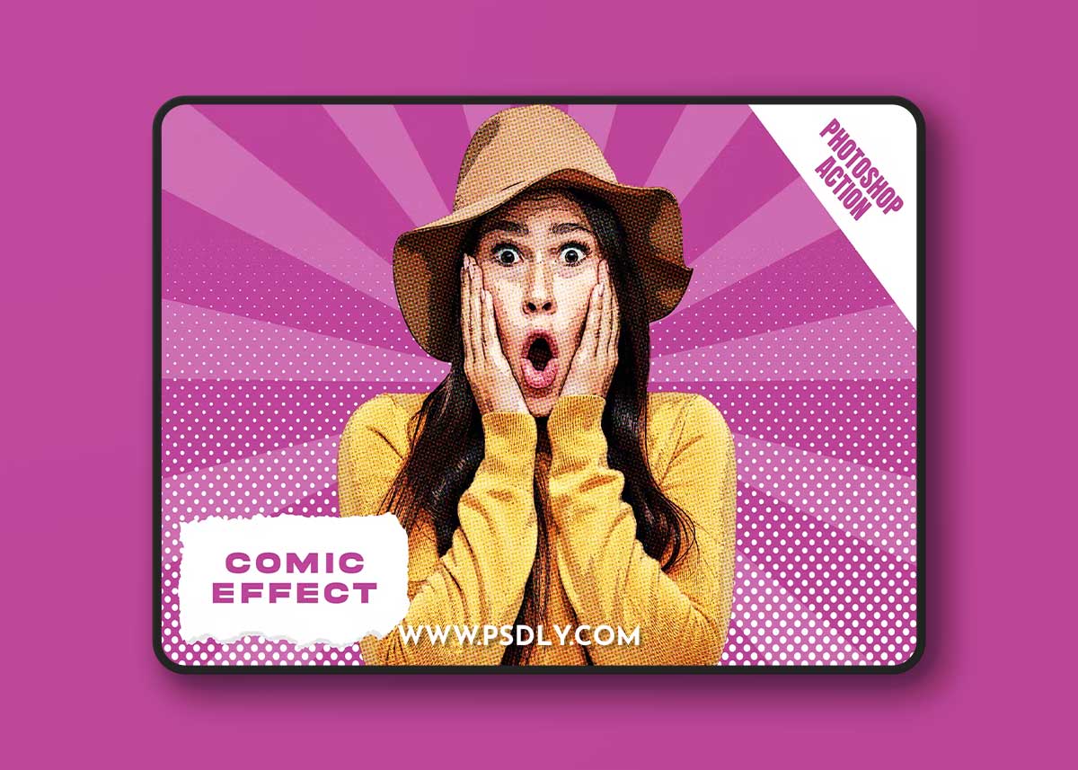 Comic Effect Photoshop Action 1 Comic Effect Photoshop Action