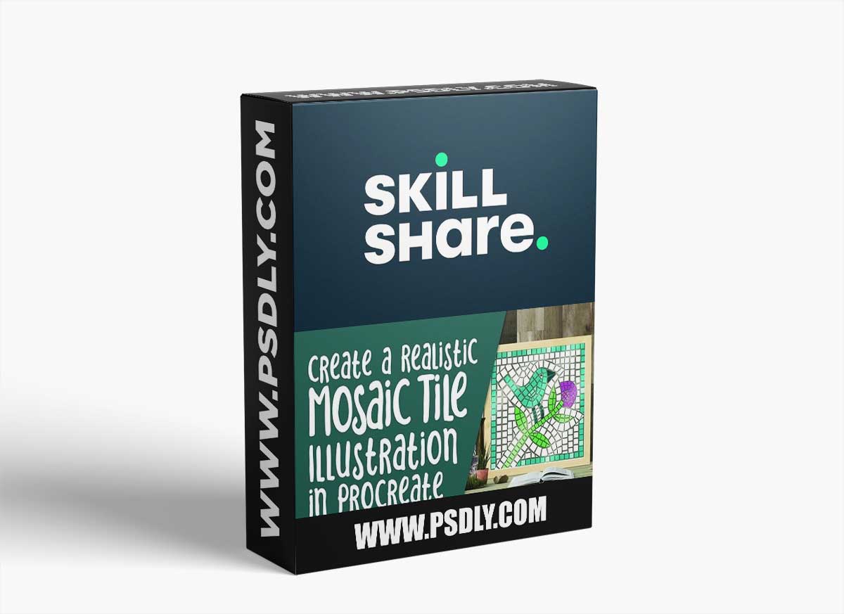 Create a Realistic Mosaic Tile Illustration in Procreate With 20 Brushes, 3 Patterns and 4 Palettes 1 Create a Realistic Mosaic Tile Illustration in Procreate With 20 Brushes, 3 Patterns and 4 Palettes