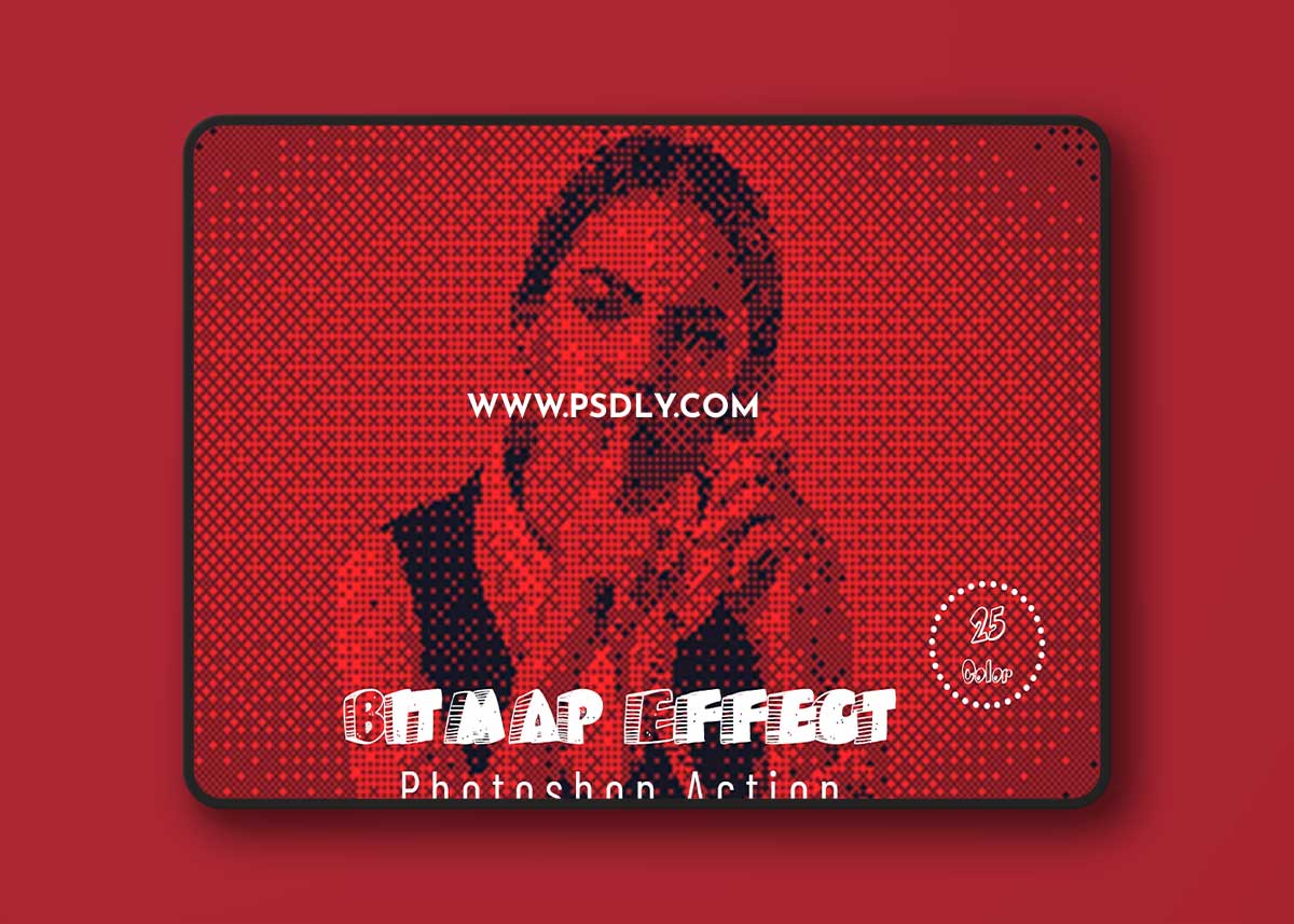 CreativeMarket - Bitmap Effect Photoshop Action 7328741 1 CreativeMarket - Bitmap Effect Photoshop Action 7328741