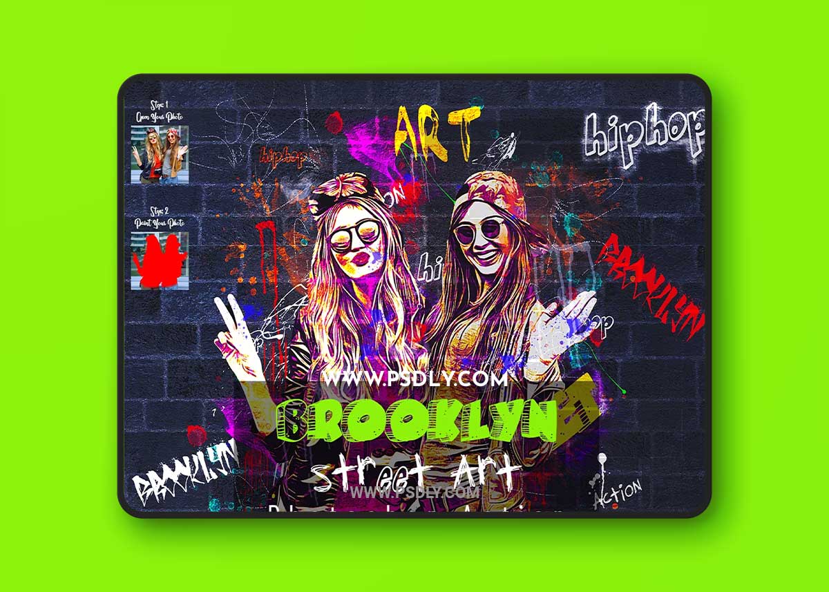 CreativeMarket - Brooklyn Street Art Photoshop Action 7321968 1 CreativeMarket - Brooklyn Street Art Photoshop Action 7321968