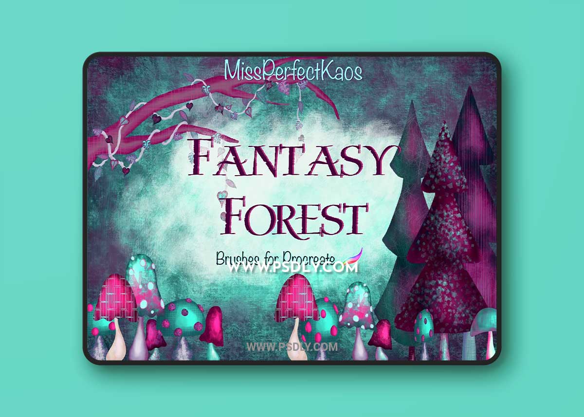 CreativeMarket - Fantasy Forest-98 Procreate Brushes 7209601 1 CreativeMarket - Fantasy Forest-98 Procreate Brushes 7209601