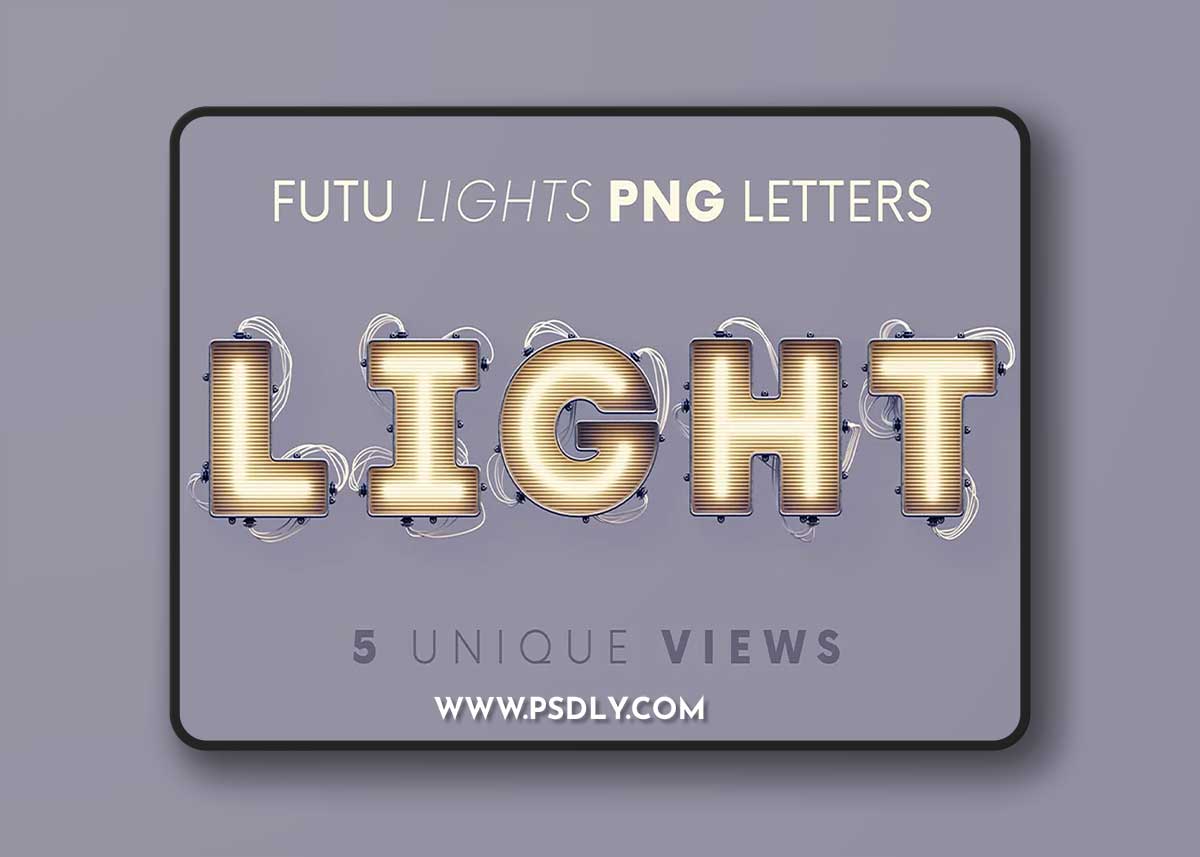 CreativeMarket - Futu Lights - 3D Lettering 7136181 1 CreativeMarket - Futu Lights - 3D Lettering 7136181