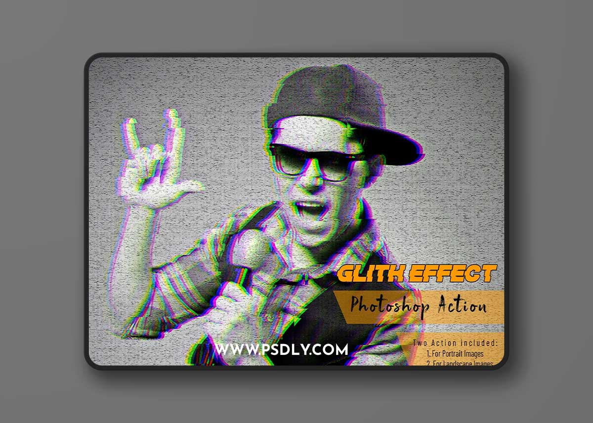CreativeMarket - Glitch Effect Photoshop Action 7287266 1 CreativeMarket - Glitch Effect Photoshop Action 7287266