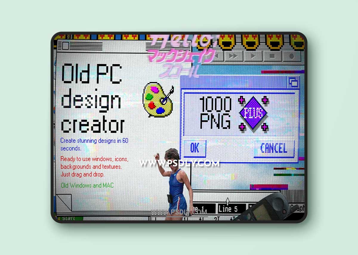 CreativeMarket - Old PC design Creator | V.2 6886544 1 CreativeMarket - Old PC design Creator | V.2 6886544