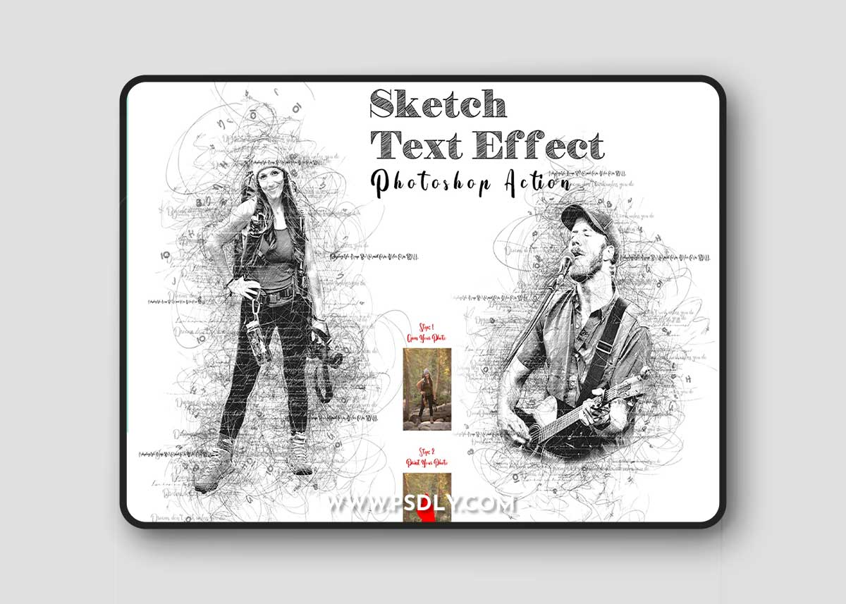 CreativeMarket - Sketch Text Effect Photoshop Action 7311369 1 CreativeMarket - Sketch Text Effect Photoshop Action 7311369