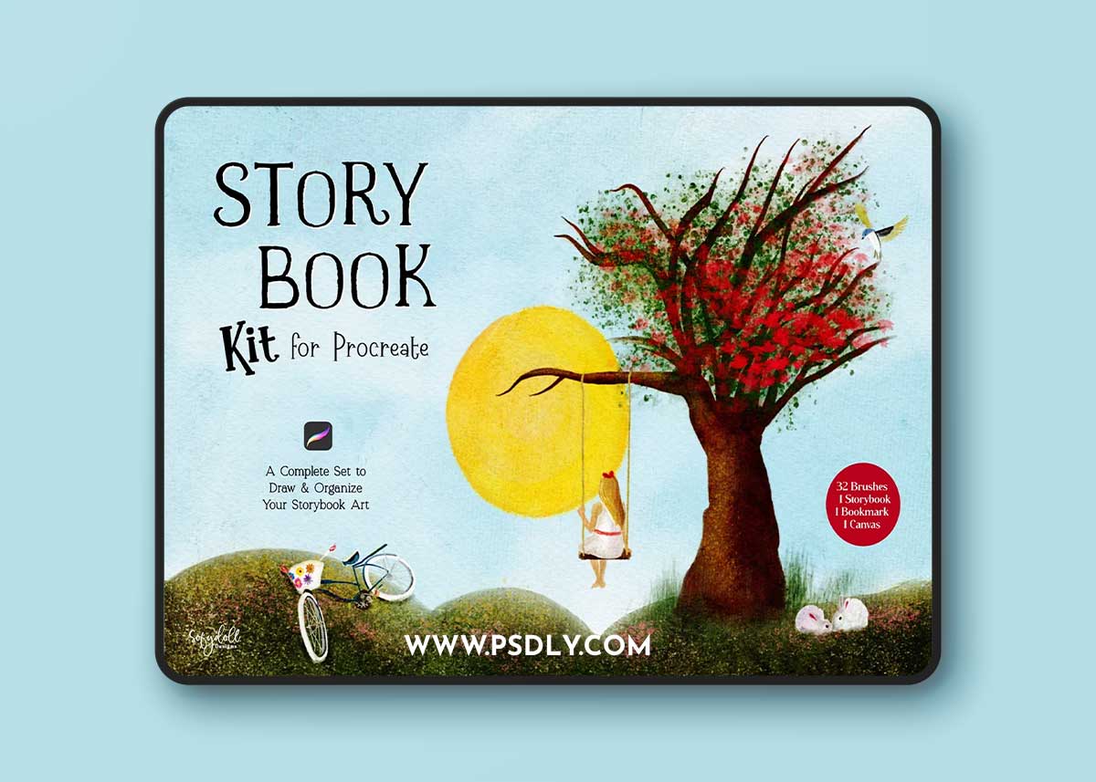 CreativeMarket - Storybook Kit for Procreate 7221233 1 CreativeMarket - Storybook Kit for Procreate 7221233