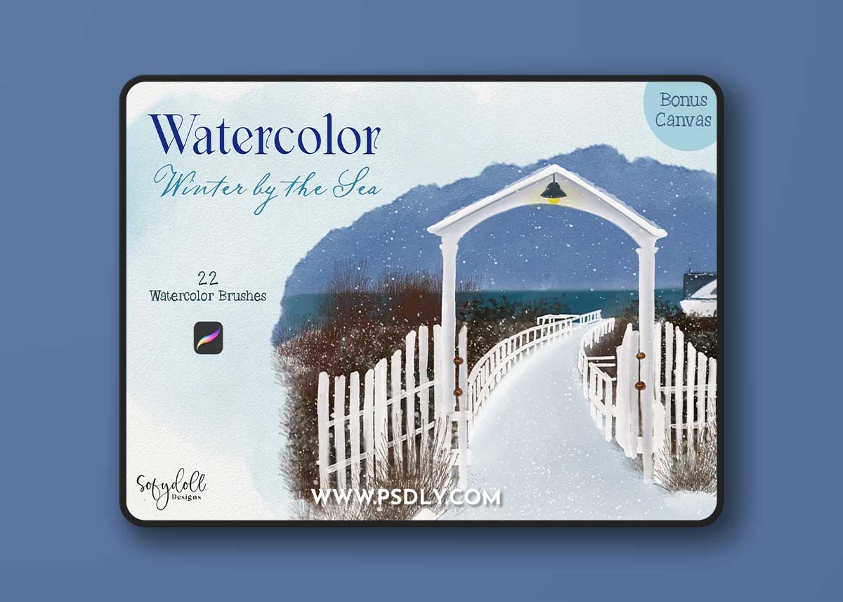 CreativeMarket - Winter by the Sea - Watercolor 6612217 1 CreativeMarket - Winter by the Sea - Watercolor 6612217