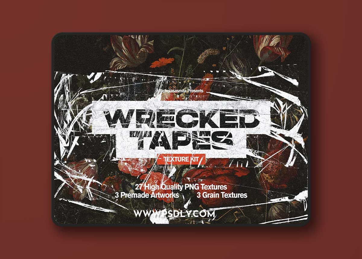 CreativeMarket - Wrecked Tapes Texture Kit 5315532 1 CreativeMarket - Wrecked Tapes Texture Kit 5315532