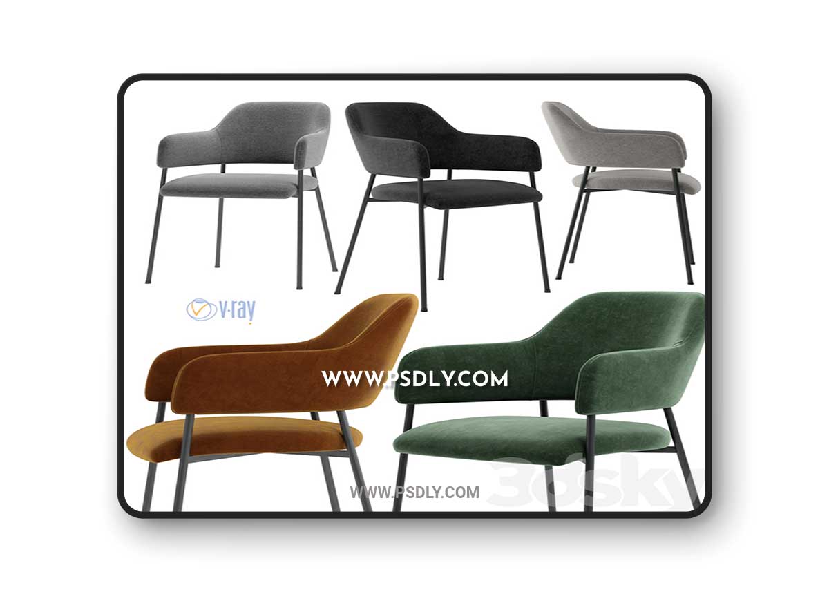 Deephouse. Chair Livorno 3D Model 1 Deephouse. Chair Livorno 3D Model