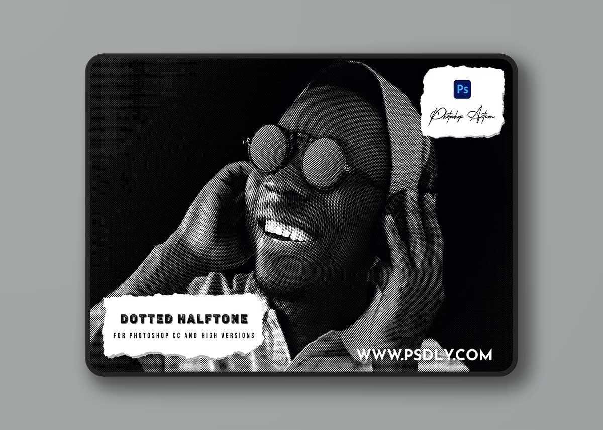 Dotted Halftone Pattern Photoshop Action 42SSV53 1 Dotted Halftone Pattern Photoshop Action 42SSV53