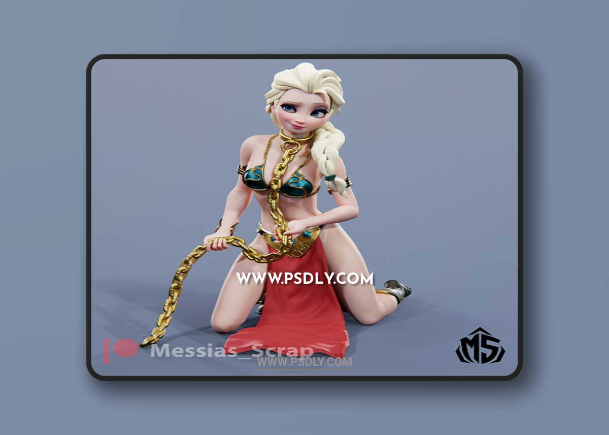 Elsa slave 3D Print Model 1 Elsa slave 3D Print Model