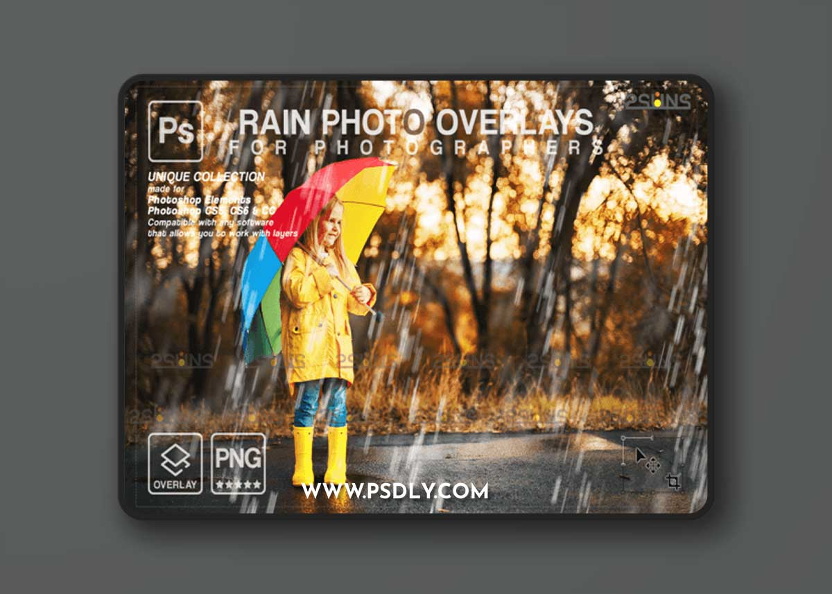 Falling Rain Weather Overlays 1 Falling Rain Weather Overlays