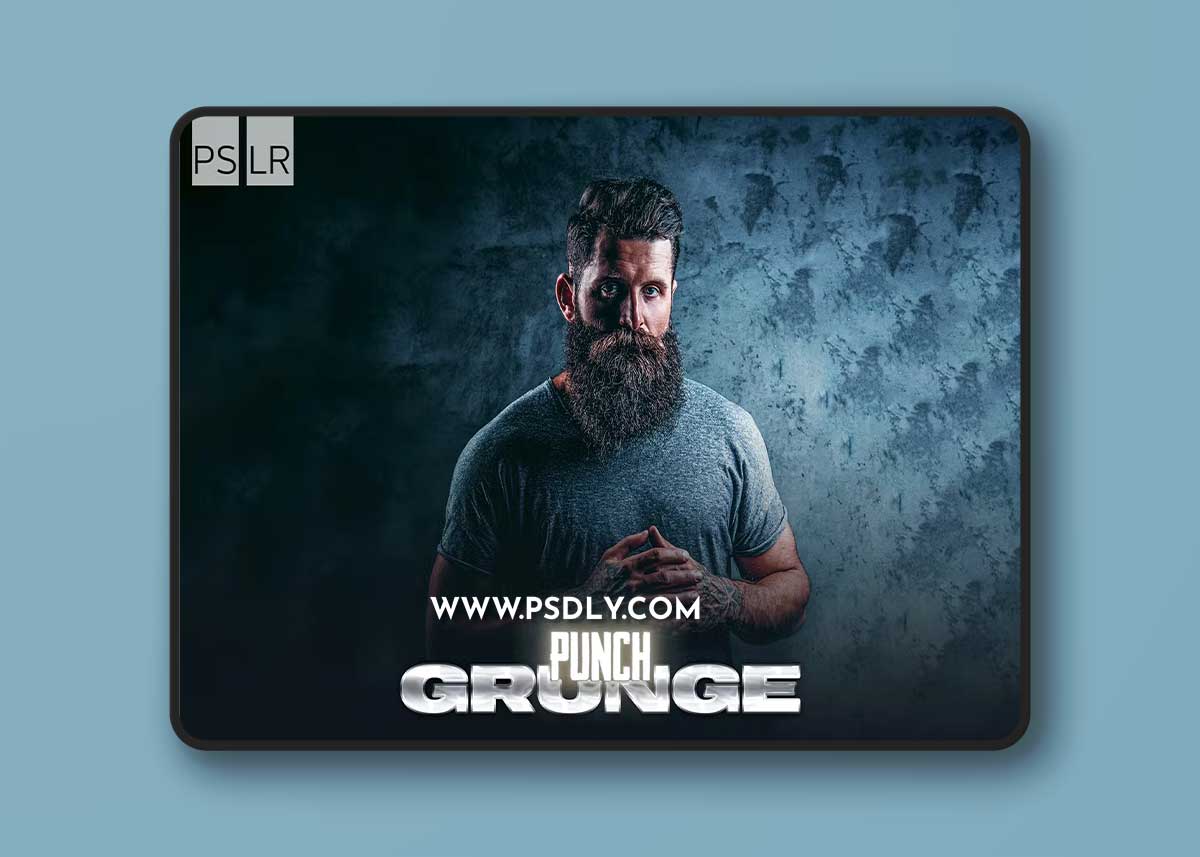 Grungy Punch Photo Effect 1 Grungy Punch Photo Effect