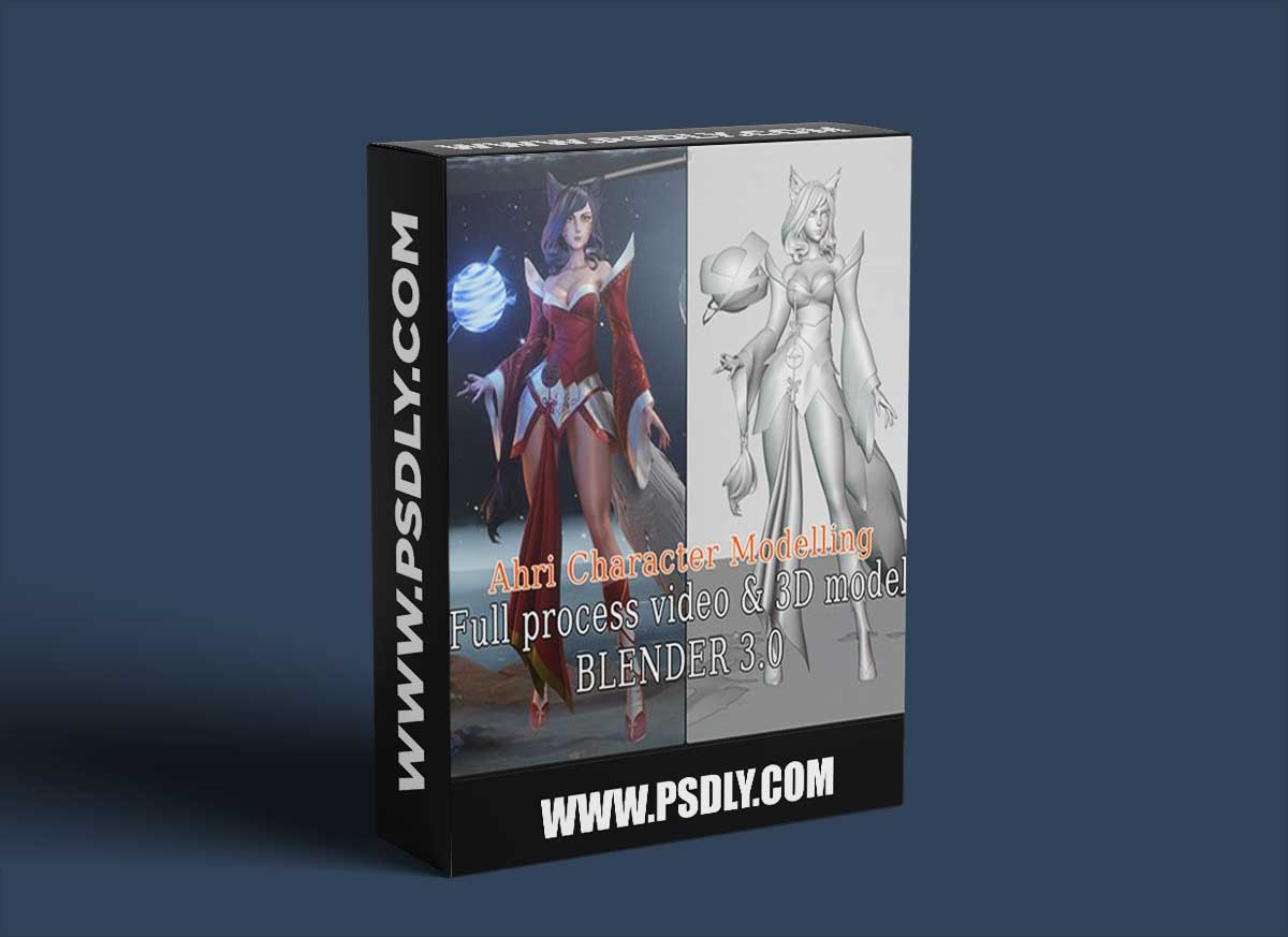 Gumroad - Ahri Character Modeling 1 Gumroad - Ahri Character Modeling