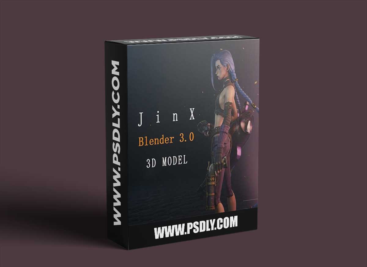Gumroad - Jinx 3D model - Blender file - Blender 3.0 1 Gumroad - Jinx 3D model - Blender file - Blender 3.0