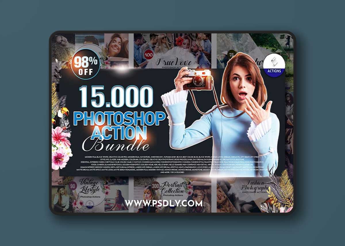 Inkydeals 15000+ Photoshop Actions Bundle 1 Inkydeals 15000+ Photoshop Actions Bundle